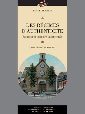 cover image of Des régimes d'authenticité